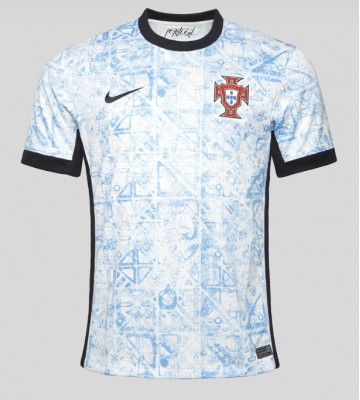 Lacne Muži Futbalové dres Portugalsko ME 2024 Krátky Rukáv - Preč